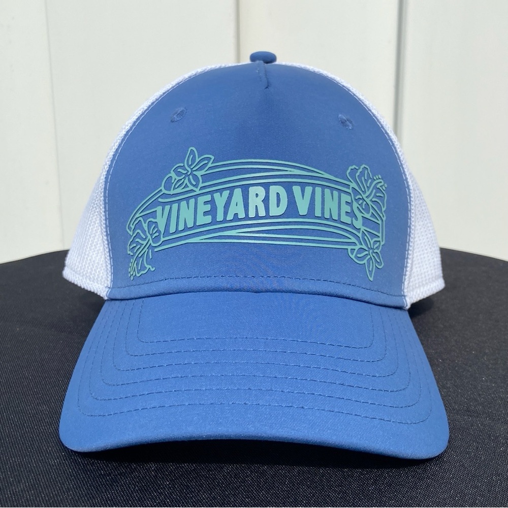 Vineyard Vines Hat Snap Back Blue Mesh Back NEW Unisex